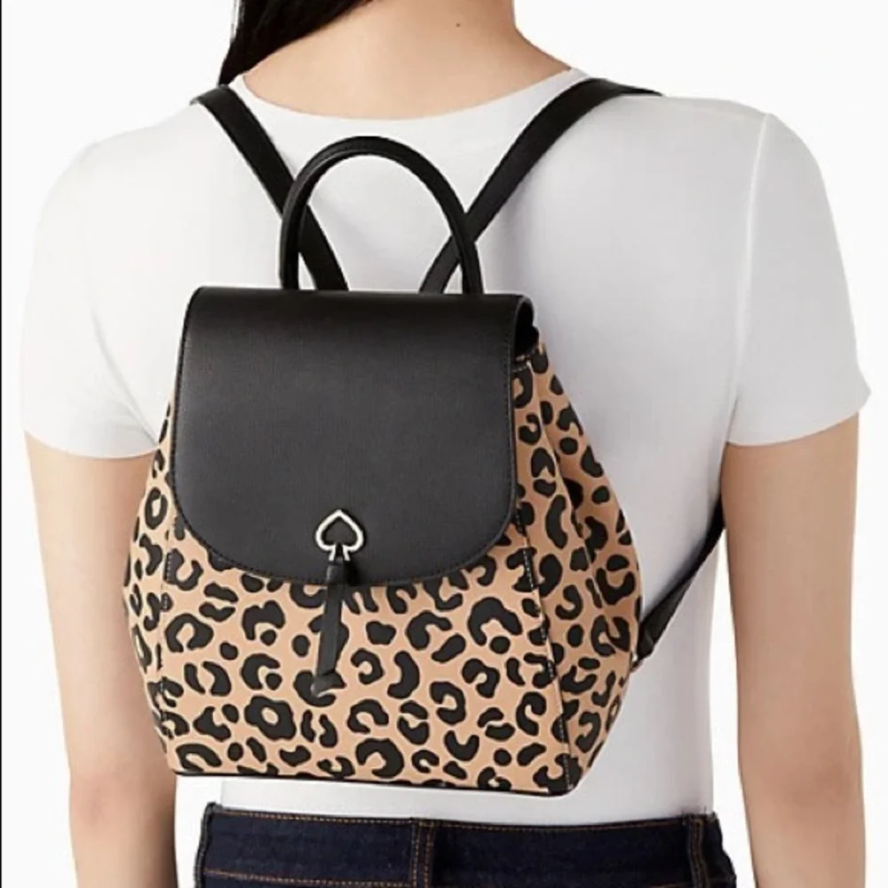 Kate Spade Graphic Leopard Print Adel Backpack